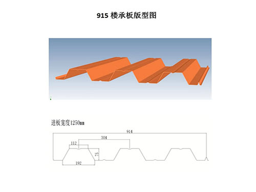 NS-003 915樓承板板型圖